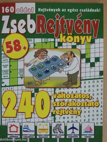 Zsebrejtvény könyv 58.