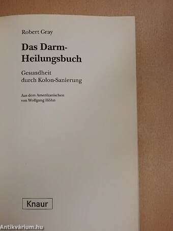 Das Darm-Heilungsbuch