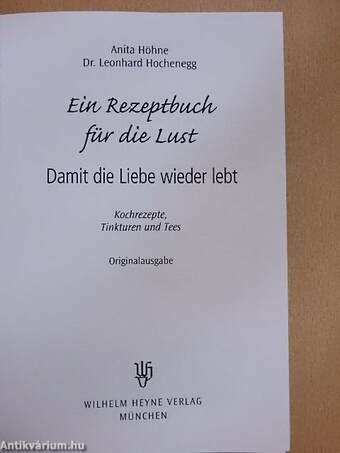 Ein Rezeptbuch für die Lust