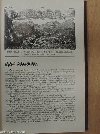 Turisták Lapja 1937. január-december/A Magyar Turista Szövetség Hivatalos Értesítője 1937. január-december