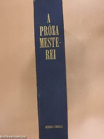 A próza mesterei