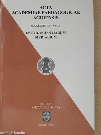 Acta Academiae Paedagogicae Agriensis