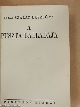 A puszta balladája