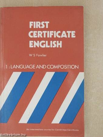 First Certificate English 1.