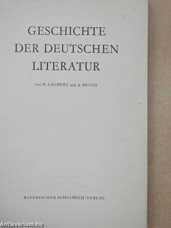 Geschichte der Deutschen Literatur