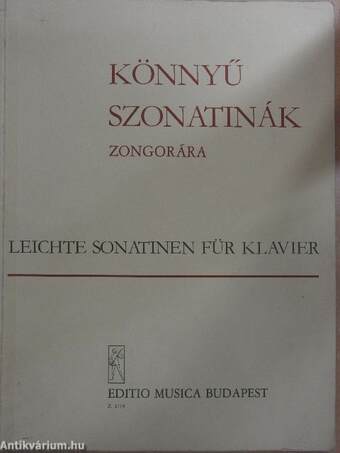 Könnyű szonatinák zongorára