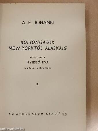 Bolyongások New Yorktól Alaskáig