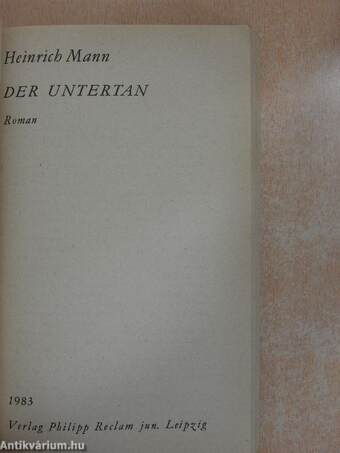 Der Untertan