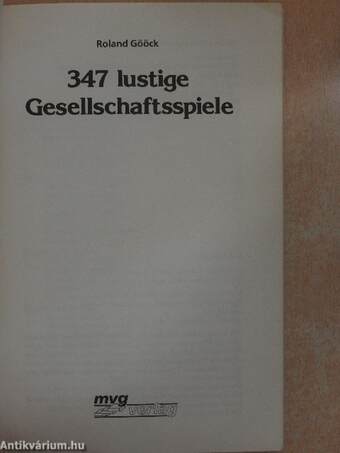 347 lustige Gesellschaftsspiele