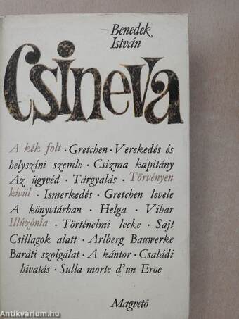 Csineva I-III. (aláírt példány)