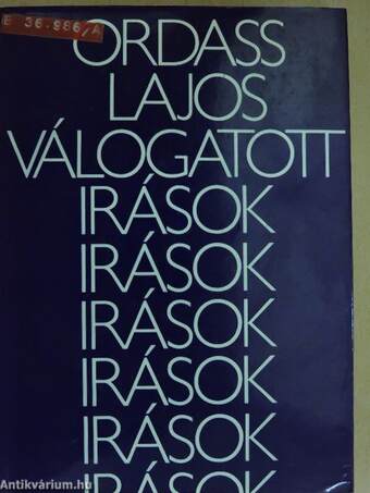 Válogatott írások