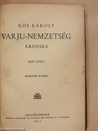 Varju-nemzetség I-II.