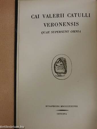 Caius Valerius Catullus összes költeményei