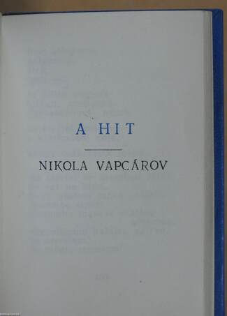 A hit (minikönyv)