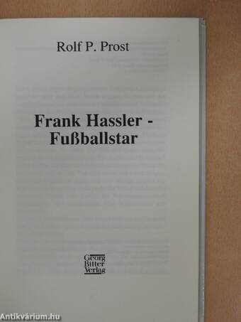 Frank Hassler - Fußballstar