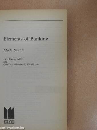 Elements of Banking