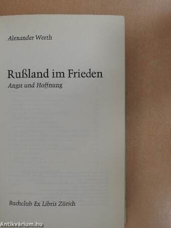 Rußland im Frieden