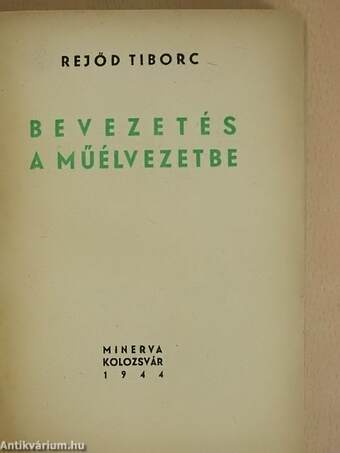 Bevezetés a műélvezetbe