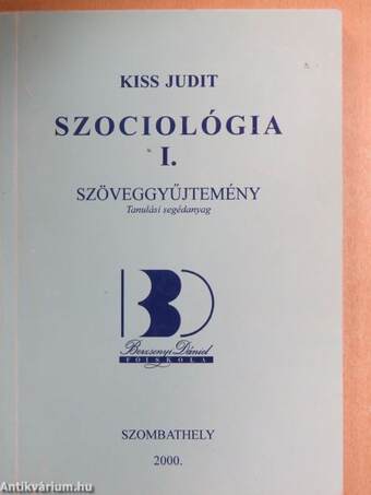 Szociológia I.