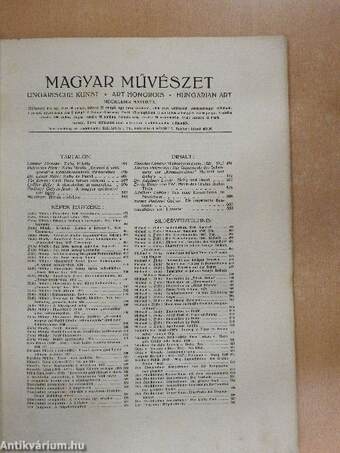 Magyar Művészet 1927/8.