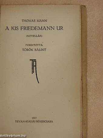 A kis Friedemann ur