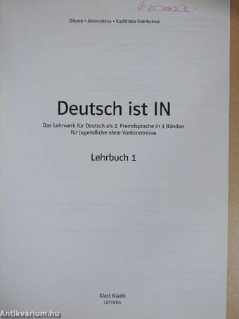 Deutsch ist IN - Lehrbuch 1.