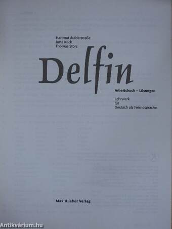 Delfin - Arbeitsbuch-Lösungen