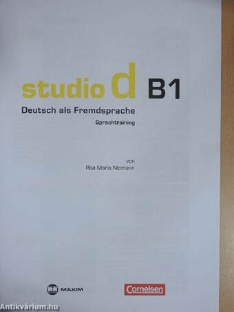 Studio d B1 - Sprachtraining