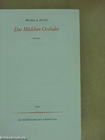 Das Mädchen Orchidee