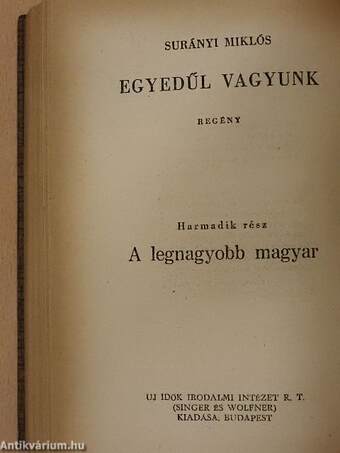 Egyedül vagyunk I-III.