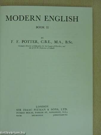 Modern English II.