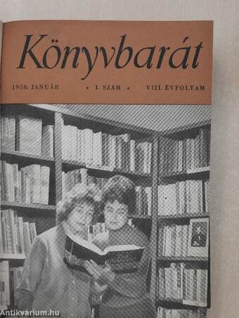 Könyvbarát 1958. január-december