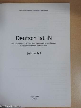 Deutsch ist IN - Lehrbuch 1.