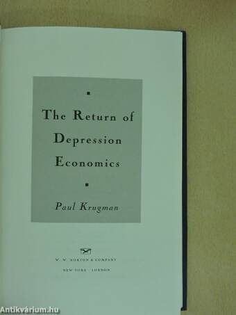 The Return of Depression Economics