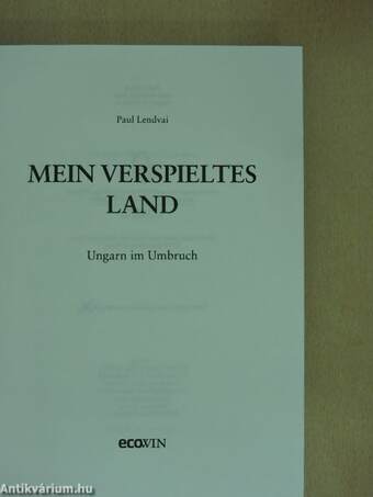 Mein Verspieltes Land