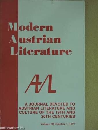 Modern Austrian Literature 1997. 30/1.
