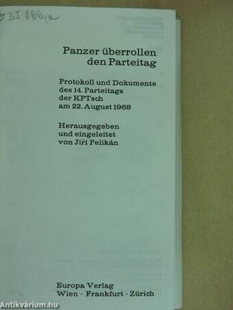 Panzer überrollen den Parteitag