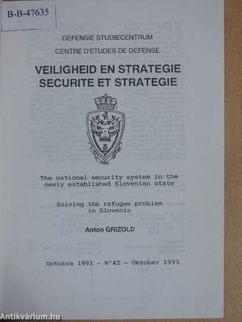 The national security system in the newly established Slovenian state