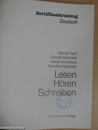 Lesen Hören Schreiben