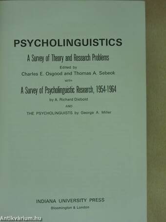 Psycholinguistics