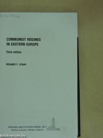 Communist Regimes in Eastern Europe