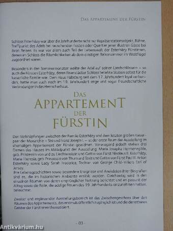 Das Appartement der Fürstin