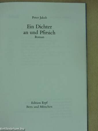 Ein Dichter an und Pfirsich