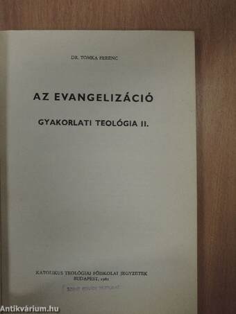 Az evangelizáció