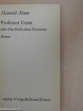 Professor Unrat