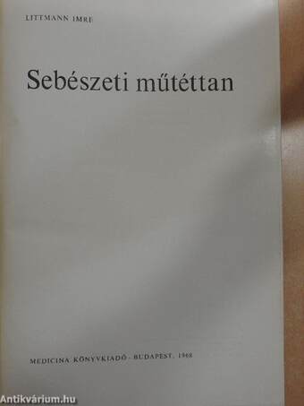 Sebészeti műtéttan