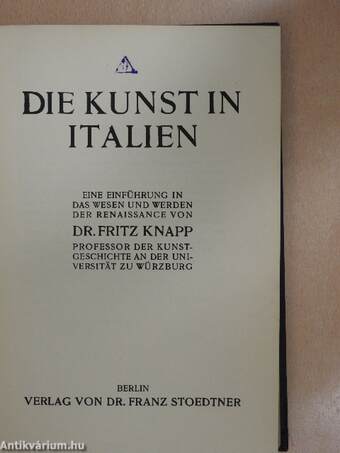 Die Kunst in Italien