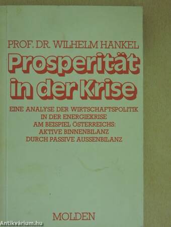 Prosperität in der Krise