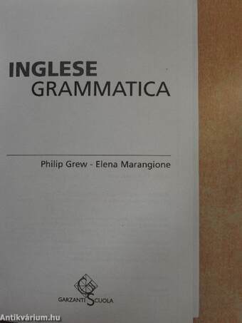 Inglese Grammatica