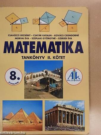 Matematika tankönyv 8/II.